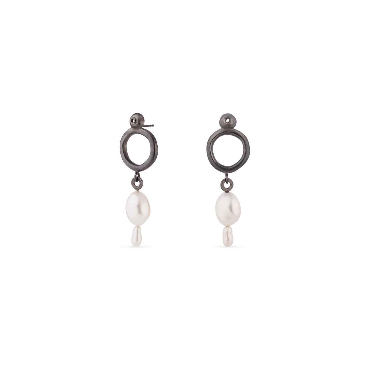 Azura Double Pearl Earrings